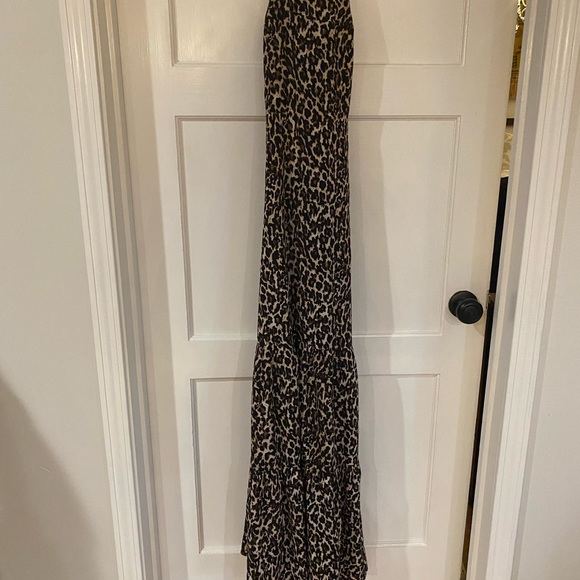 Windsor Dresses - Cheetah Print Maxi Dress | Color: Black/Tan Size: S - Picture 4 of 12